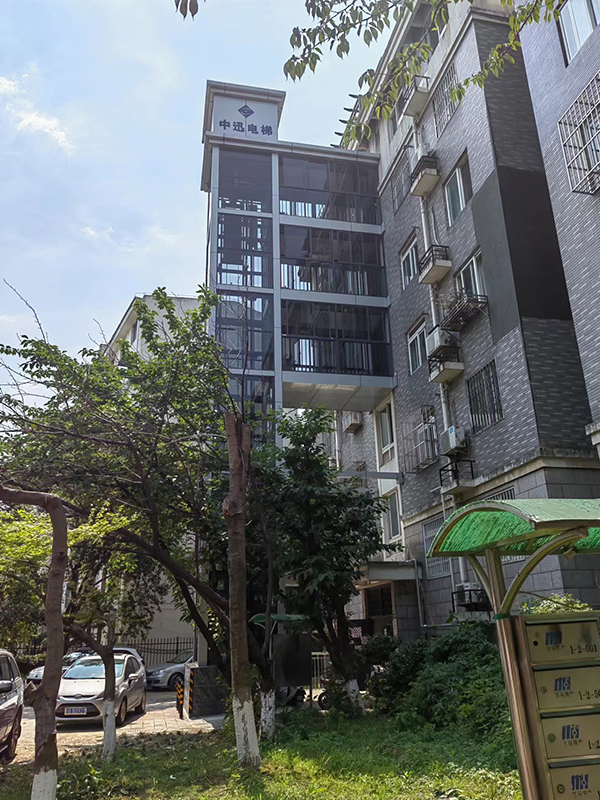 老樓裝新“梯”。蕪湖市住建局供圖