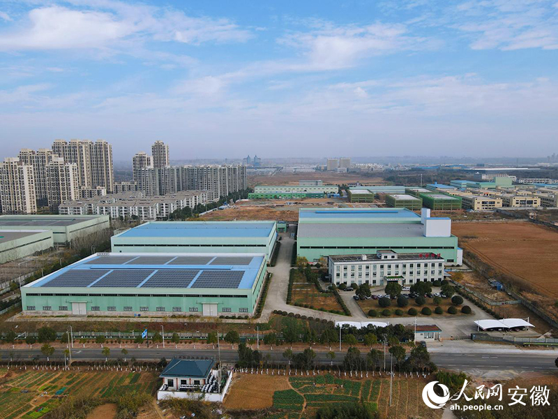 安徽亞美羽絨有限公司廠區(qū)。人民網(wǎng)記者 王曉飛攝