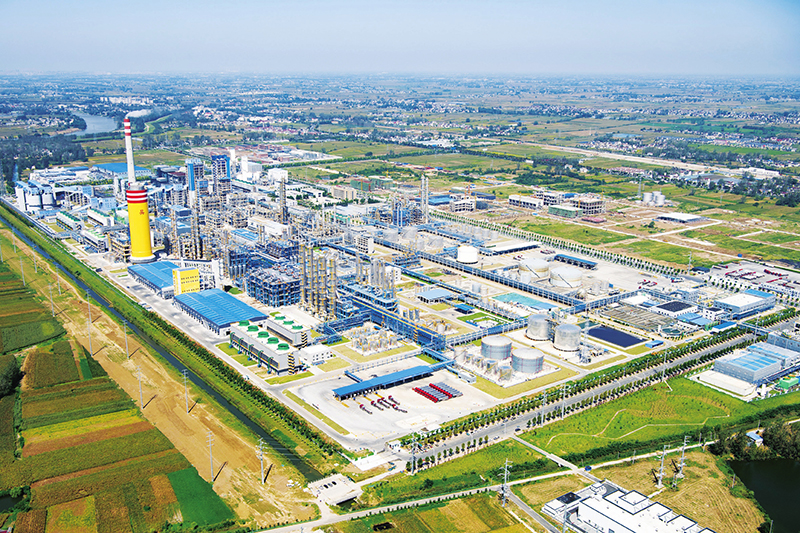 潁東區(qū)化工園區(qū)俯視圖。潁東區(qū)委宣傳部供圖
